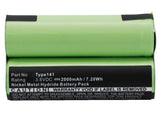 Batteries N Accessories BNA-WB-H6701 Vacuum Cleaners Battery - Ni-MH, 3.6V, 2000 mAh, Ultra High Capacity Battery - Replacement for AEG Type141 Battery