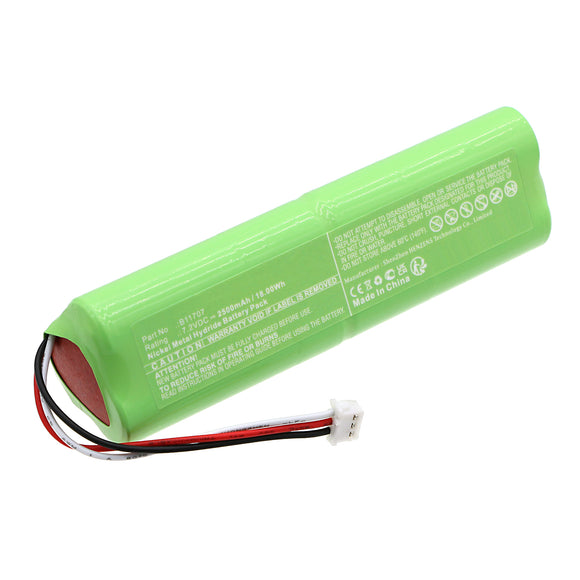 Batteries N Accessories BNA-WB-H19574 Medical Battery - Ni-MH, 7.2V, 2500mAh, Ultra High Capacity - Replacement for Medical Compression System B11707 Battery