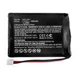 Batteries N Accessories BNA-WB-L10298 Equipment Battery - Li-ion, 7.4V, 1600mAh, Ultra High Capacity - Replacement for Deviser B201J001 Battery