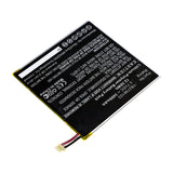 Batteries N Accessories BNA-WB-P15402 Tablet Battery - Li-Pol, 3.7V, 3400mAh, Ultra High Capacity - Replacement for ONN YB2798103 Battery