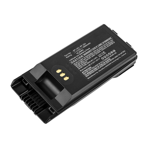 Batteries N Accessories BNA-WB-L12060 2-Way Radio Battery - Li-ion, 7.4V, 2500mAh, Ultra High Capacity - Replacement for Icom BP-283 Battery