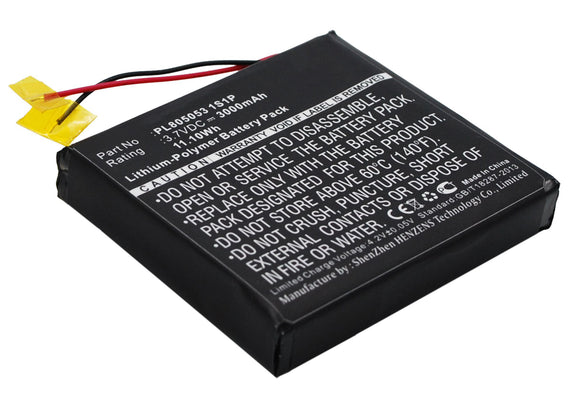 Batteries N Accessories BNA-WB-P7108 Amplifier Battery - Li-Pol, 3.7V, 3000 mAh, Ultra High Capacity Battery - Replacement for Fiio PL8050531S1P Battery