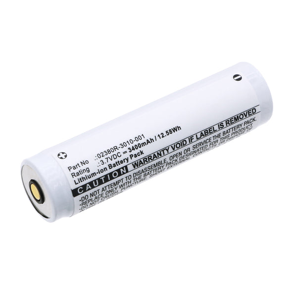 Batteries N Accessories BNA-WB-L20158 Flashlight Battery - Li-ion, 3.7V, 3400mAh, Ultra High Capacity - Replacement for Pelican 02380R-3010-000E Battery