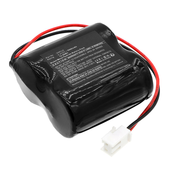 Batteries N Accessories BNA-WB-H19383 Emergency Lighting Battery - Ni-MH, 2.4V, 5000mAh, Ultra High Capacity - Replacement for Zumtobel 249Cx2 Battery