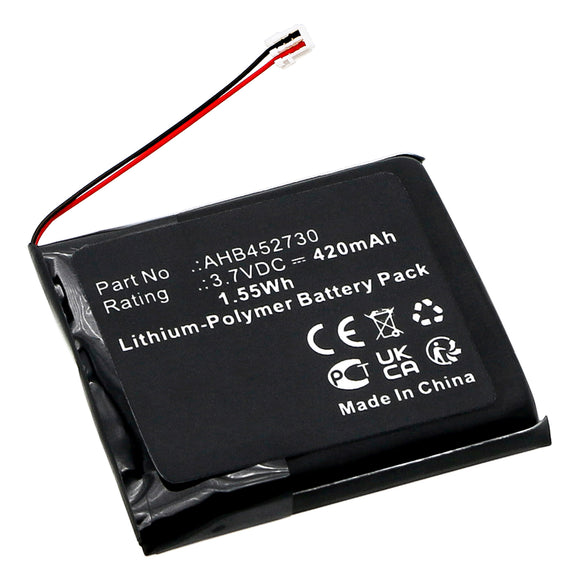 Batteries N Accessories BNA-WB-P20326 Transmitters & Receiver Battery - Li-Pol, 3.7V, 420mAh, Ultra High Capacity - Replacement for Xvive AHB452730 Battery