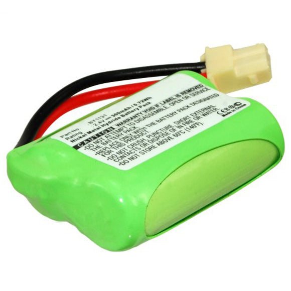 Batteries N Accessories BNA-WB-H7125 Baby Monitor Battery - Ni-MH, 2.4V, 300 mAh, Ultra High Capacity Battery - Replacement for Motorola BY1131 Battery