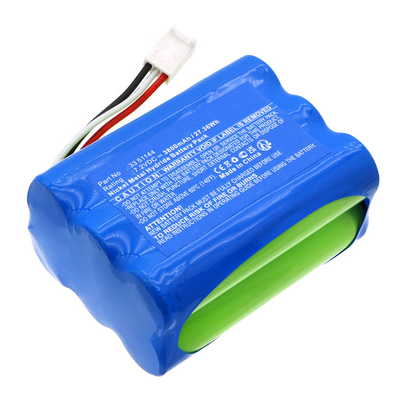 Batteries N Accessories BNA-WB-H20205 Medical Battery - Ni-MH, 7.2V, 3800mAh, Ultra High Capacity - Replacement for Drager 33 51144 Battery