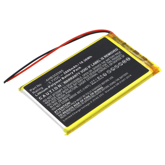 Batteries N Accessories BNA-WB-P20166 Game Console Battery - Li-Pol, 3.7V, 2800mAh, Ultra High Capacity - Replacement for SNK AHB355585 Battery