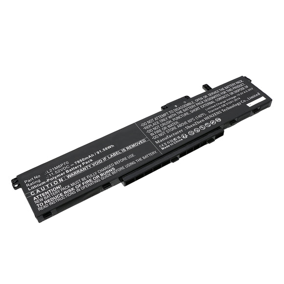 Batteries N Accessories BNA-WB-P19717 Laptop Battery - Li-Pol, 11.52V, 7950mAh, Ultra High Capacity - Replacement for Lenovo L21C6P70 Battery