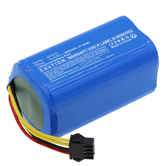 Batteries N Accessories BNA-WB-L19312 Vacuum Cleaner Battery - Li-ion, 14.4V, 2600mAh, Ultra High Capacity - Replacement for RoboJet 2018121 Battery