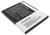 Batteries N Accessories BNA-WB-BLI-1230-1 Cell Phone Battery - Li-Ion, 3.7V, 1050 mAh, Ultra High Capacity Battery - Replacement for Huawei HB4JIH Battery