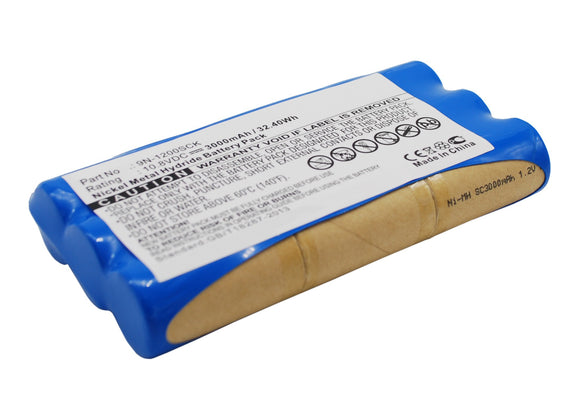 Batteries N Accessories BNA-WB-H9419 Medical Battery - Ni-MH, 10.8V, 3000mAh, Ultra High Capacity - Replacement for JMS 9N-1200SCK Battery