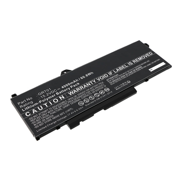 Batteries N Accessories BNA-WB-P20463 Laptop Battery - Li-Pol, 15.2V, 4000mAh, Ultra High Capacity - Replacement for Dell 9JRV0 Battery