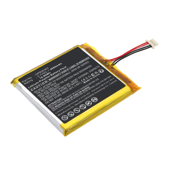 Batteries N Accessories BNA-WB-P19226 GPS Battery - Li-Pol, 3.7V, 4000mAh, Ultra High Capacity - Replacement for Rand McNally OP806363 Battery