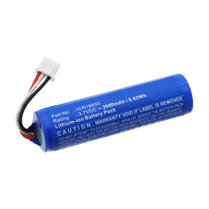 Batteries N Accessories BNA-WB-L20150 Equipment Battery - Li-ion, 3.7V, 2600mAh, Ultra High Capacity - Replacement for Triplett ICR18650 Battery