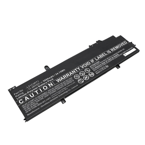 Batteries N Accessories BNA-WB-P19716 Laptop Battery - Li-Pol, 11.58V, 3000mAh, Ultra High Capacity - Replacement for Lenovo L21C3P71 Battery