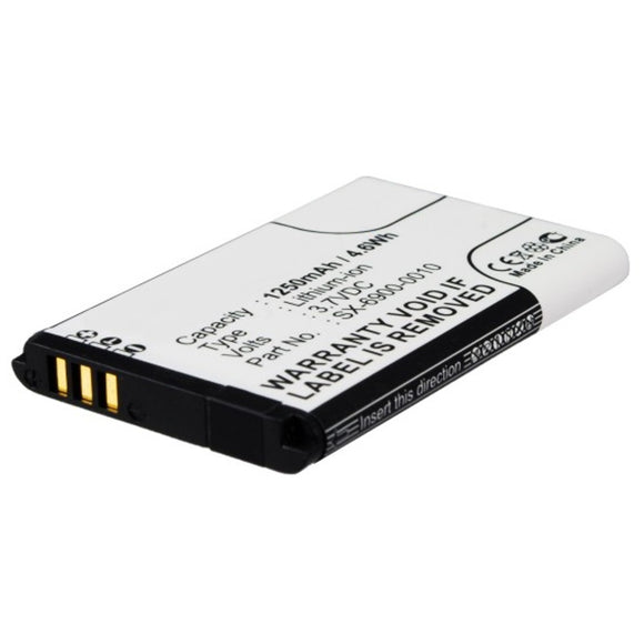 Batteries N Accessories BNA-WB-L7179 DAB Digital Battery - Li-Ion, 3.7V, 1250 mAh, Ultra High Capacity Battery - Replacement for Sirius SX-6900-0010 Battery