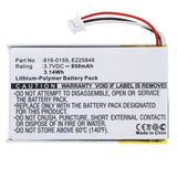 Batteries N Accessories BNA-WB-P8793 Player Battery - Li-Pol, 3.7V, 850mAh, Ultra High Capacity - Replacement for Apple E225846 Battery