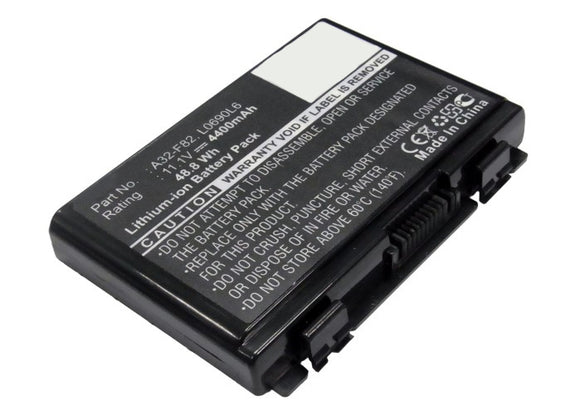 Batteries N Accessories BNA-WB-L10425 Laptop Battery - Li-ion, 11.1V, 4400mAh, Ultra High Capacity - Replacement for Asus A32-F52 Battery