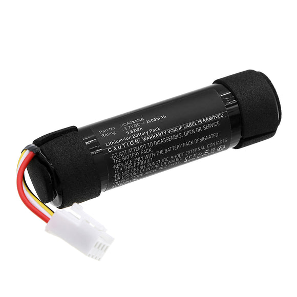 Batteries N Accessories BNA-WB-L19455 Speaker Battery - Li-ion, 3.7V, 2600mAh, Ultra High Capacity - Replacement for JBL ICA085NA Battery