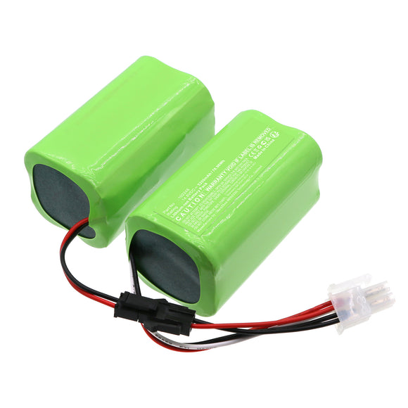 Batteries N Accessories BNA-WB-L19319 Vacuum Cleaner Battery - Li-ion, 14.8V, 5200mAh, Ultra High Capacity - Replacement for Symbo 102248 Battery
