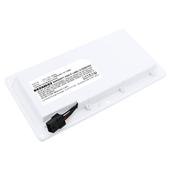 Batteries N Accessories BNA-WB-L20245 Medical Battery - Li-ion, 11.1V, 2500mAh, Ultra High Capacity - Replacement for TRIXELL 4512-201-06902 Battery