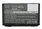 Batteries N Accessories BNA-WB-L10425 Laptop Battery - Li-ion, 11.1V, 4400mAh, Ultra High Capacity - Replacement for Asus A32-F52 Battery