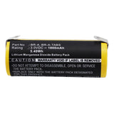 Batteries N Accessories BNA-WB-L7282 Programmable Logic Controller (PLC) Battery - Li-MnO2, 3V, 1800 mAh, Ultra High Capacity Battery - Replacement for Panasonic BR-A Battery