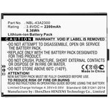 Batteries N Accessories BNA-WB-L13258 Cell Phone Battery - Li-ion, 3.8V, 2200mAh, Ultra High Capacity - Replacement for TP-Link NBL-43A2300 Battery