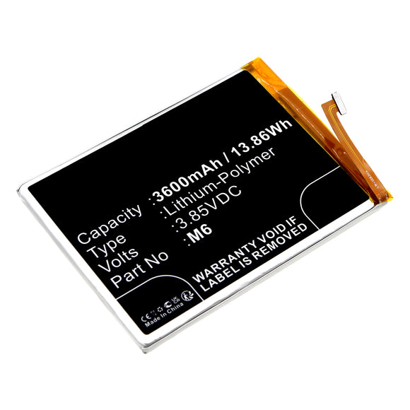 Batteries N Accessories BNA-WB-P19659 Cell Phone Battery - Li-Pol, 3.85V, 3600mAh, Ultra High Capacity - Replacement for Bea-fon M6 Battery