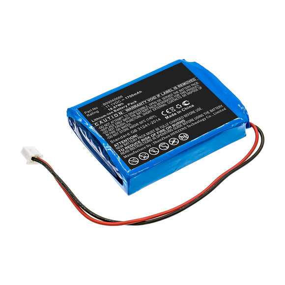 Batteries N Accessories BNA-WB-L10300 Equipment Battery - Li-ion, 11.1V, 1700mAh, Ultra High Capacity - Replacement for Deviser B09040066 Battery