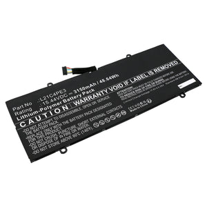 Batteries N Accessories BNA-WB-P20184 Laptop Battery - Li-Pol, 15.44V, 3150mAh, Ultra High Capacity - Replacement for Lenovo L21C4PE3 Battery