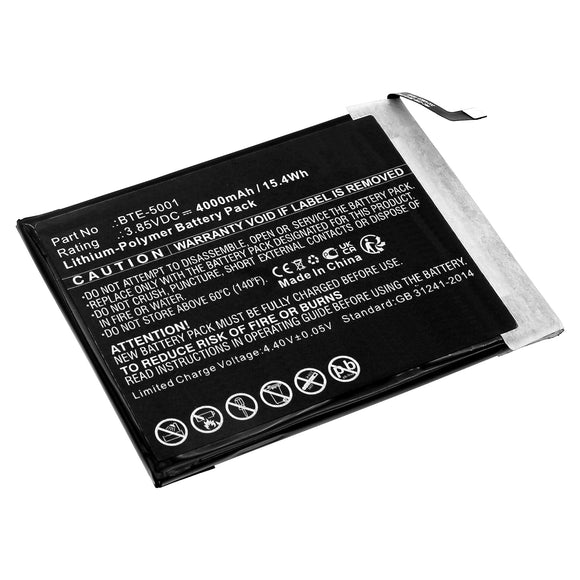 Batteries N Accessories BNA-WB-P20069 Cell Phone Battery - Li-Pol, 3.85V, 4000mAh, Ultra High Capacity - Replacement for Orbic BTE-5001 Battery