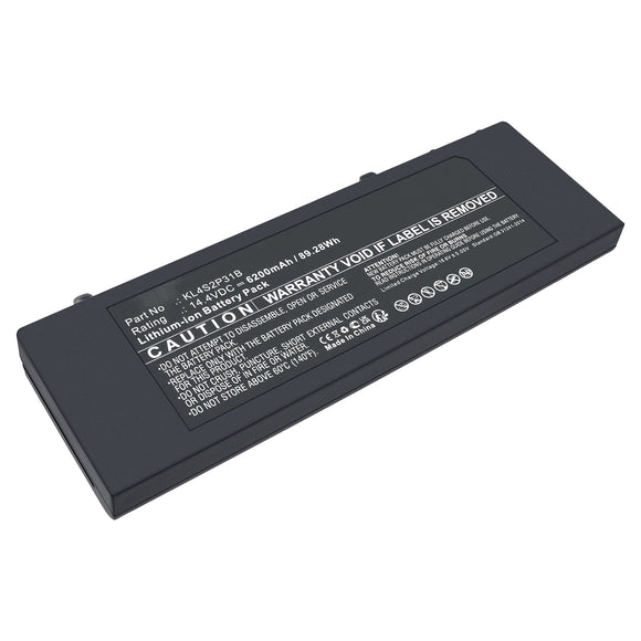 Batteries N Accessories BNA-WB-L19945 Medical Battery - Li-ion, 14.4V, 6200mAh, Ultra High Capacity - Replacement for SonoScape KL4S2P31B Battery