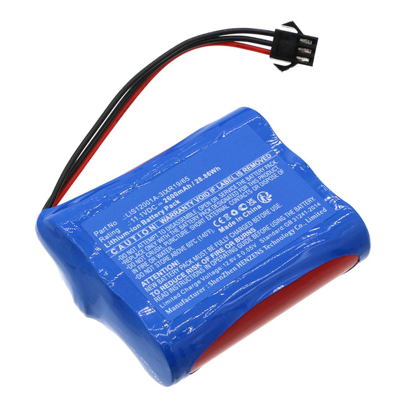 Batteries N Accessories BNA-WB-L19740 Medical Battery - Li-ion, 11.1V, 2600mAh, Ultra High Capacity - Replacement for BIOLIGHT LIS12001A-3IXR19/65 Battery