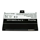 Batteries N Accessories BNA-WB-L7190 Tablet Battery - Li-Ion, 3.7V, 1250 mAh, Ultra High Capacity Battery - Replacement for Barnes & Noble 9875521 Battery