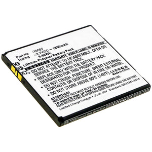 Batteries N Accessories BNA-WB-P14935 Credit Card Reader Battery - Li-Pol, 3.7V, 1800mAh, Ultra High Capacity - Replacement for Pax IS057 Battery