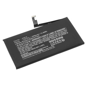 Batteries N Accessories BNA-WB-P20043 Cell Phone Battery - Li-Pol, 3.85V, 3500mAh, Ultra High Capacity - Replacement for Apple A3018 Battery