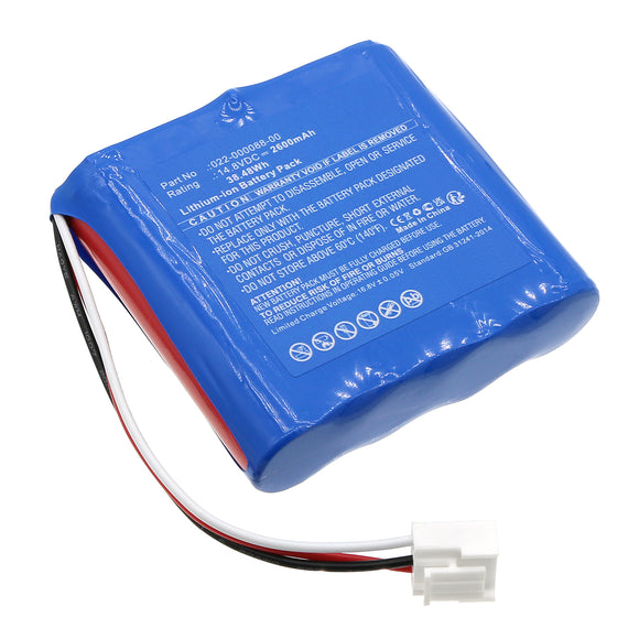 Batteries N Accessories BNA-WB-L19748 Medical Battery - Li-ion, 14.8V, 2600mAh, Ultra High Capacity - Replacement for COMEN 022-000088-00 Battery