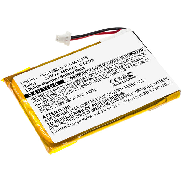 Batteries N Accessories BNA-WB-P7199 E Book E Reader Battery - Li-Pol, 3.7V, 680 mAh, Ultra High Capacity Battery - Replacement for Sony 1-756-769-11 Battery