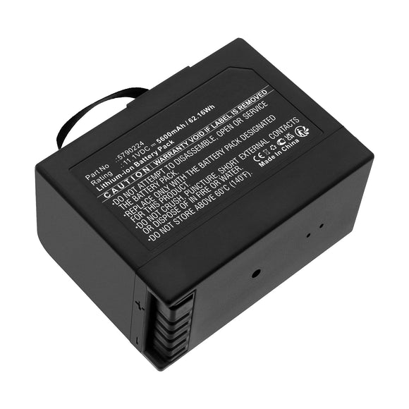 Batteries N Accessories BNA-WB-L19919 Medical Battery - Li-ion, 11.1V, 5600mAh, Ultra High Capacity - Replacement for Drager SE301151 Battery