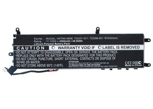 Batteries N Accessories BNA-WB-P4583 Laptops Battery - Li-Pol, 11.1V, 4500 mAh, Ultra High Capacity Battery - Replacement for HP 722237-2C1 Battery
