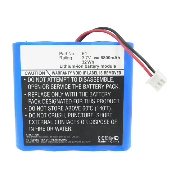 Batteries N Accessories BNA-WB-L15723 DAB Digital Battery - Li-ion, 3.7V, 8800mAh, Ultra High Capacity - Replacement for Pure E1 Battery