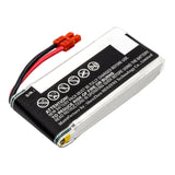 Batteries N Accessories BNA-WB-P12438 FPV Battery - Li-Pol, 3.7V, 1200mAh, Ultra High Capacity - Replacement for Syma LT124RX Battery