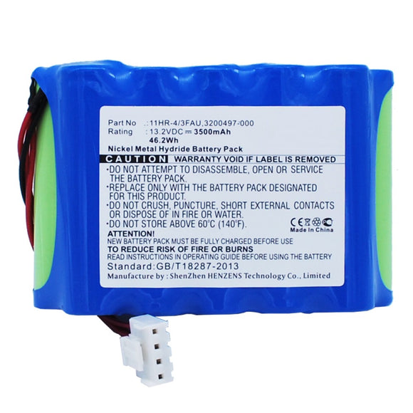 Batteries N Accessories BNA-WB-H9403 Medical Battery - Ni-MH, 13.2V, 3500mAh, Ultra High Capacity - Replacement for Fujikura BTR-06L Battery