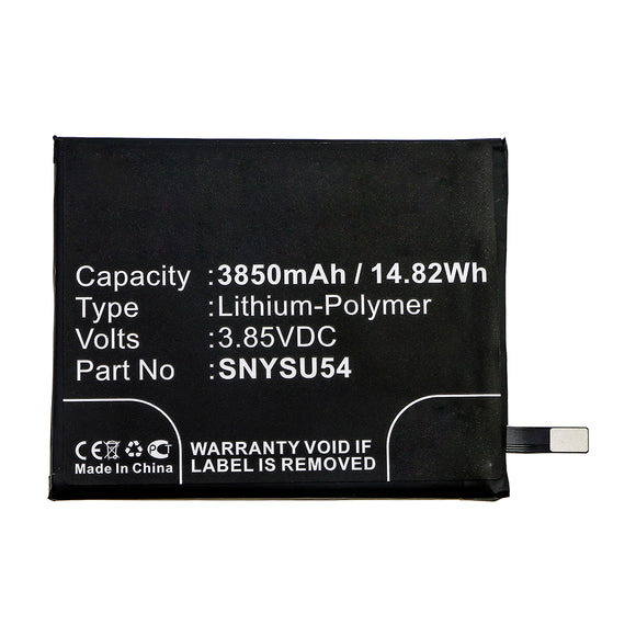 Batteries N Accessories BNA-WB-P15657 Cell Phone Battery - Li-Pol, 3.85V, 3850mAh, Ultra High Capacity - Replacement for Sony SNYSU54 Battery