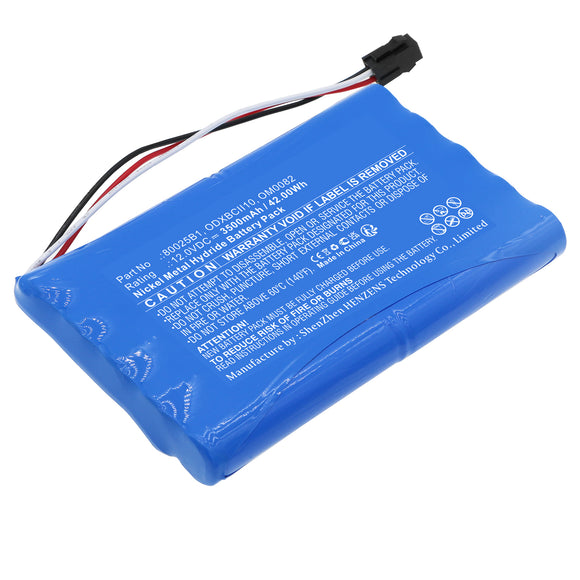 Batteries N Accessories BNA-WB-H18194 Medical Battery - Ni-MH, 12V, 3500mAh, Ultra High Capacity - Replacement for Smiths ODXBCII10 Battery