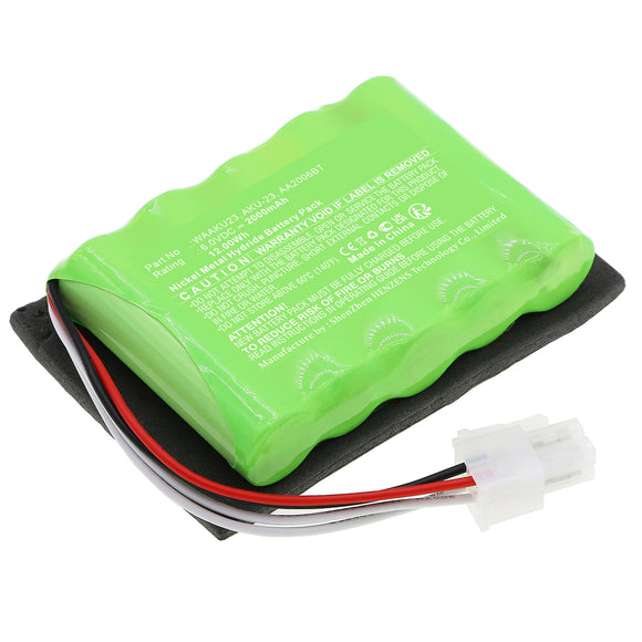 Batteries N Accessories BNA-WB-H17836 Equipment Battery - Ni-MH, 6V, 2000mAh, Ultra High Capacity - Replacement for Sonel AA2006BT Battery