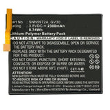 Batteries N Accessories BNA-WB-P8356 Cell Phone Battery - Li-Pol, 3.8V, 2300mAh, Ultra High Capacity Battery - Replacement for Motorola GV30, SNN5972A Battery