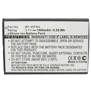 Batteries N Accessories BNA-WB-BLI-1177-1.5 Cell Phone Battery - Li-Ion, 3.7V, 1500 mAh, Ultra High Capacity Battery - Replacement for LG REVOLUTION 4G Battery
